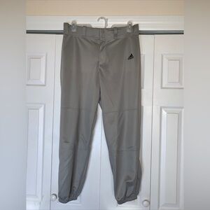 Adidas Baseball Pants  Size: L  Gray AEROREADY